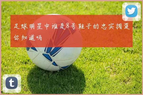 足球明星中谁是8号鞋子的忠实拥趸你知道吗